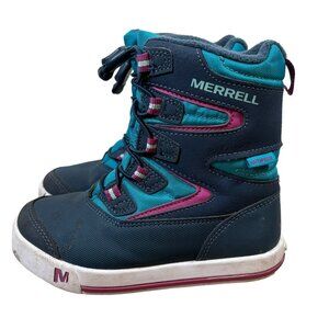 Merrell Kids Boots - Teal and Pink